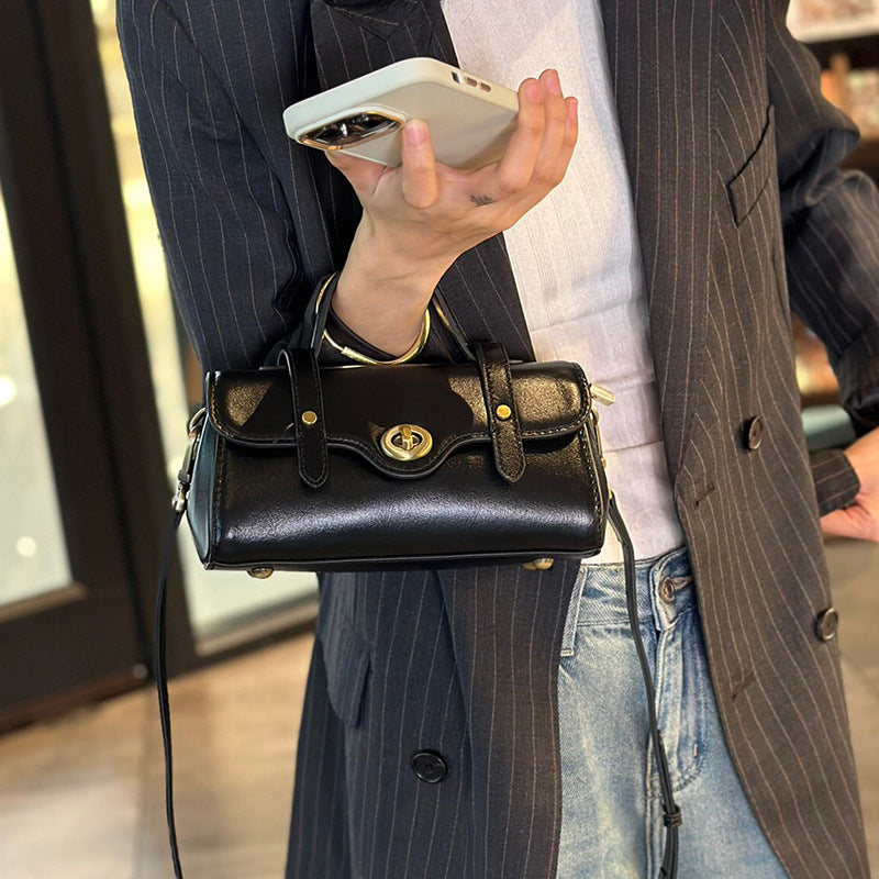 Compact Flap Handle Crossbody Bag for Women - Stylish & Lightweight Everyday Purse for Work, Travel & Shopping