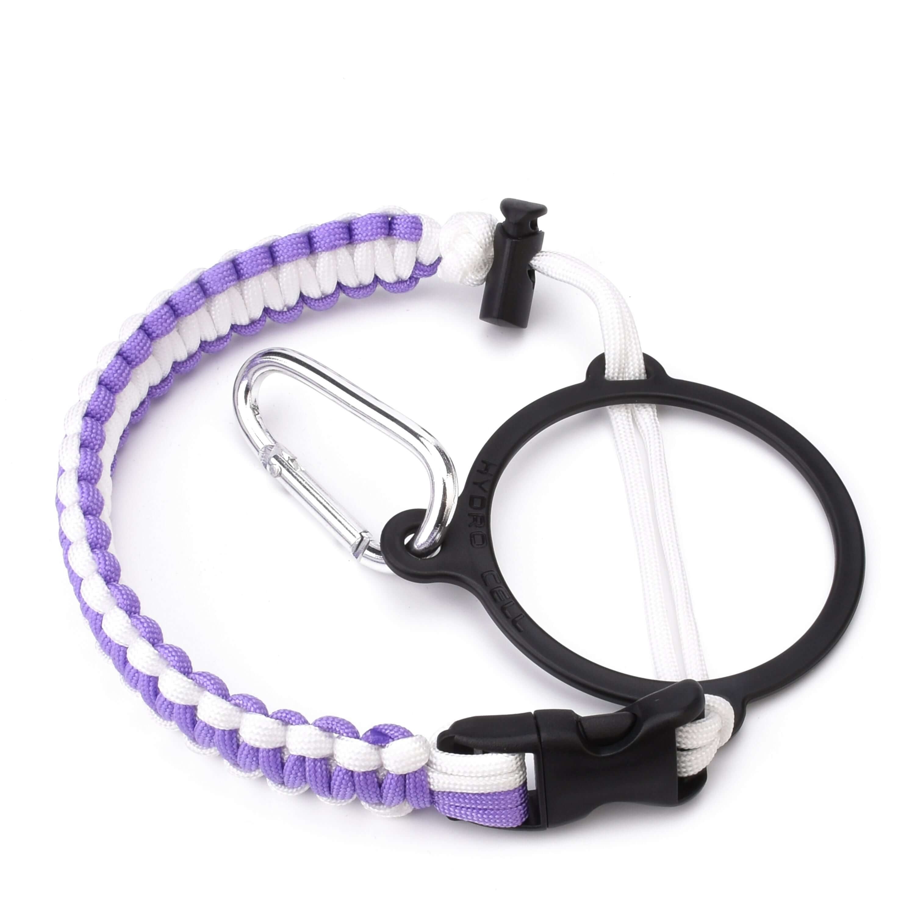 Premium 550 Paracord Rope - Lavender & White Color - Survival Gear, Camping, Hiking, DIY Crafts & Emergency Preparedness