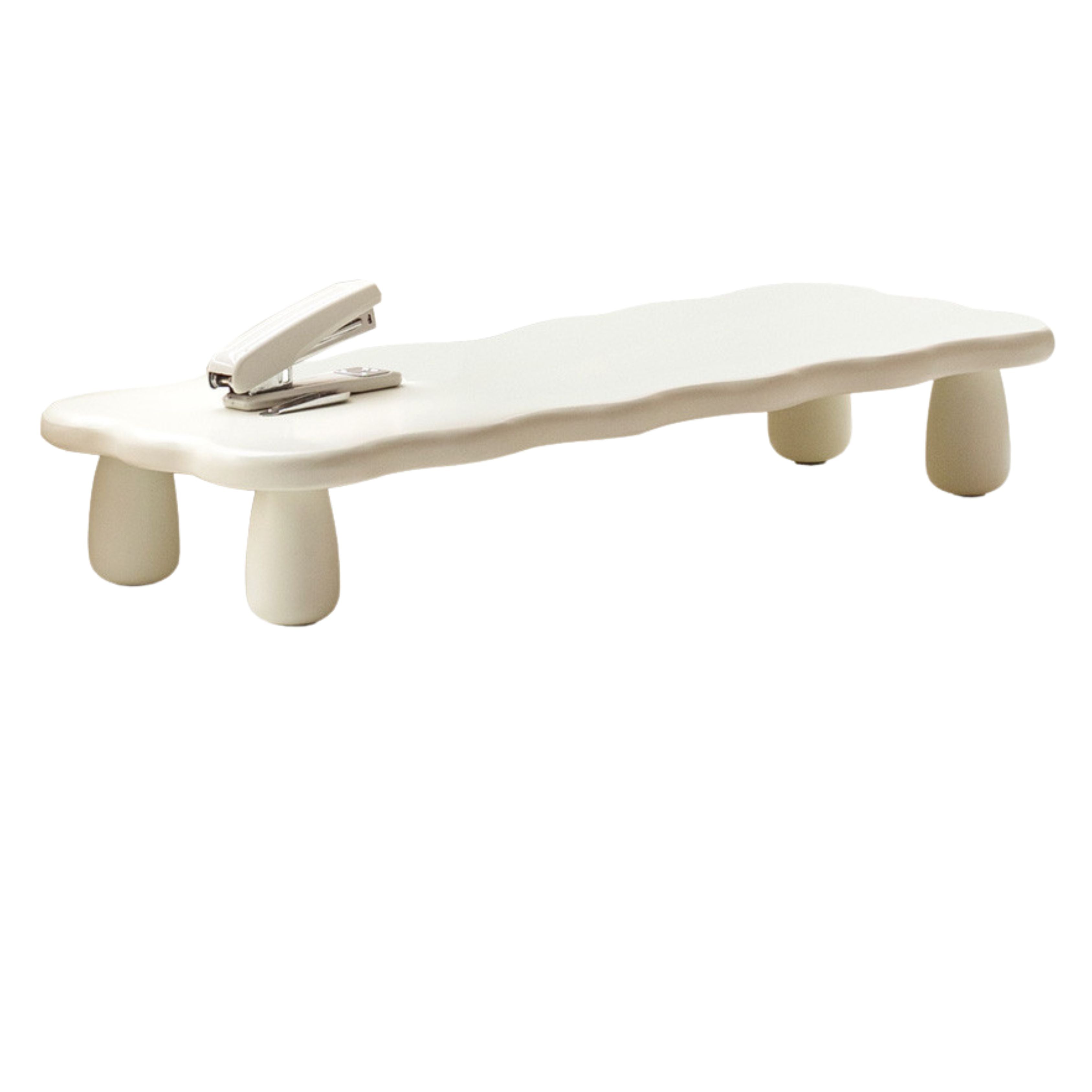 27.6x9.4x3.9 inch / 70x24x10 сm / Warm white Color/ computer heightening stand