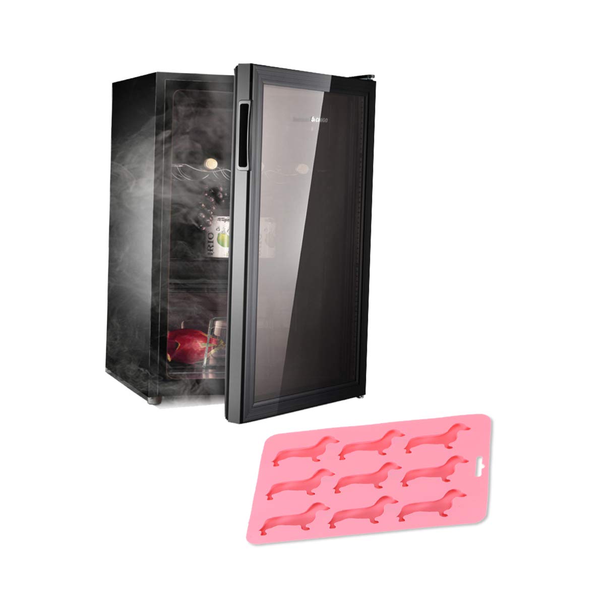 DOITOOL Dog Silicone Mold for Ice Cubes, Treats, Jelly, Soap Making - DIY Chocolate & Cookie Molds - Creative Cartoon Chewing Gum Ice Tray - Perfect for Pet Treats, Baking, Crafts & Party Decorations