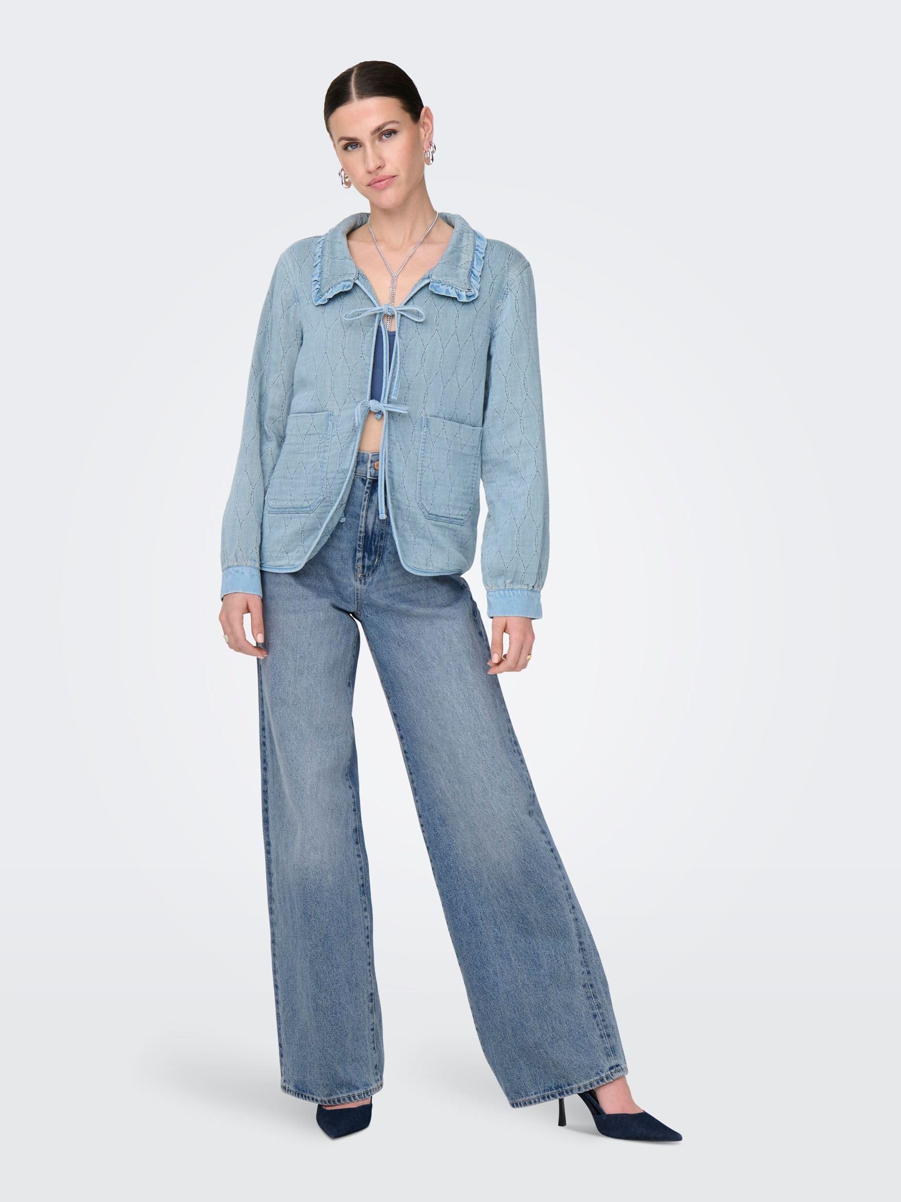 ONLY Women's High Waist Skinny Jeans - Stretch Denim Pants for Casual & Work Wear | Perfect for Everyday Outfits, Office, and Date Nights