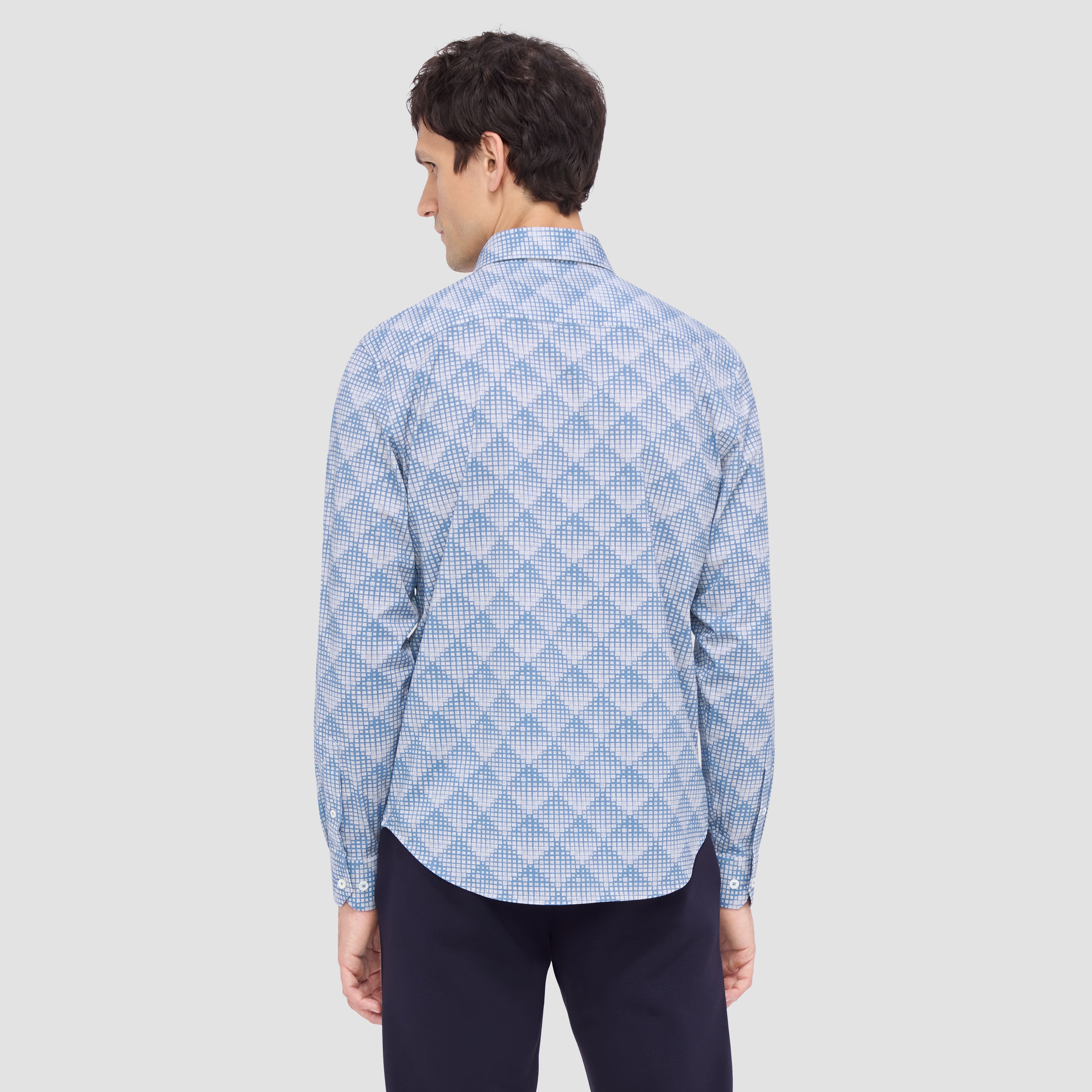 James Geometric OoohCotton Shirt for Men - Stylish Casual Button Down Shirt with Unique Print | Perfect for Office, Date Night & Weekend Outfits