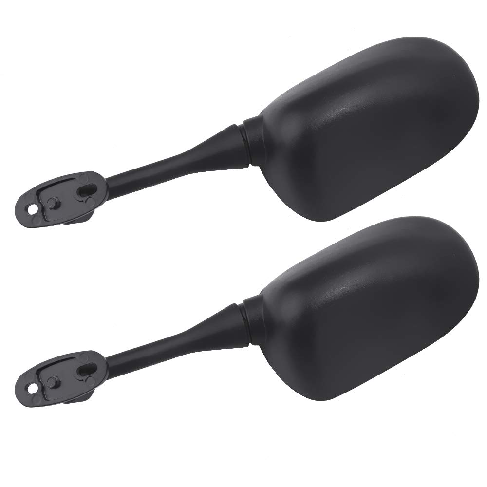 Black Aftermarket Rearview Mirrors for 2003-2012 Honda CBR600RR & 2004-2007 CBR1000RR - Durable Replacement Side Mirrors for Improved Visibility and Safety on the Road
