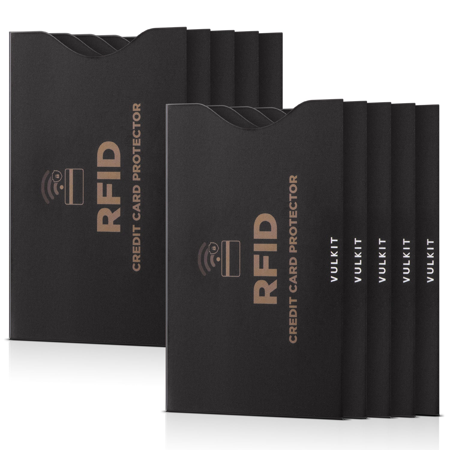 VCP101/VCP102 RFID NFC Blocking Sleeve - Credit Card Protector & Passport Holder - Secure Wallet for Travel, Business & Daily Use