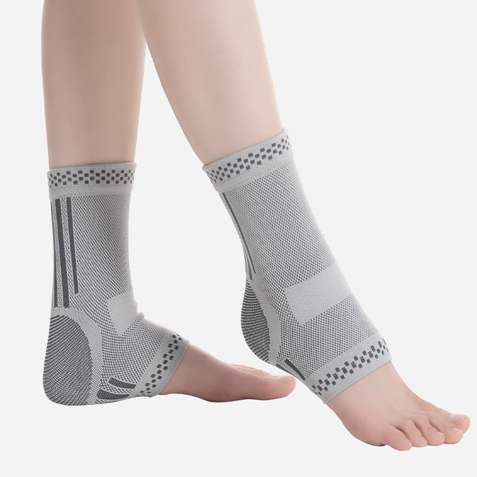 Graphene Heated Ankle Brace - Self Warming Support for Running, Basketball & Sports Injuries - Sweat Wicking Stabilizer for Men & Women (Small) - Perfect for Winter Workouts & Arthritis Pain Relief