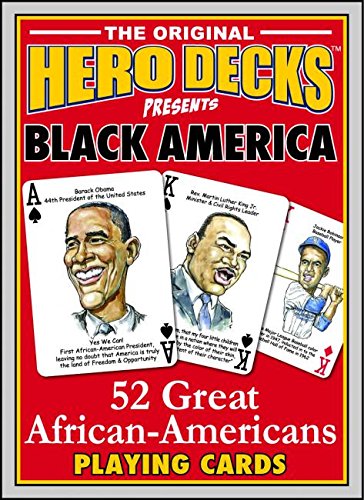 Black America 52 Great African Americans Hero Deck Playing Cards - Educational Card Game for History Learning, Family Game Night & Black History Month Celebrations
