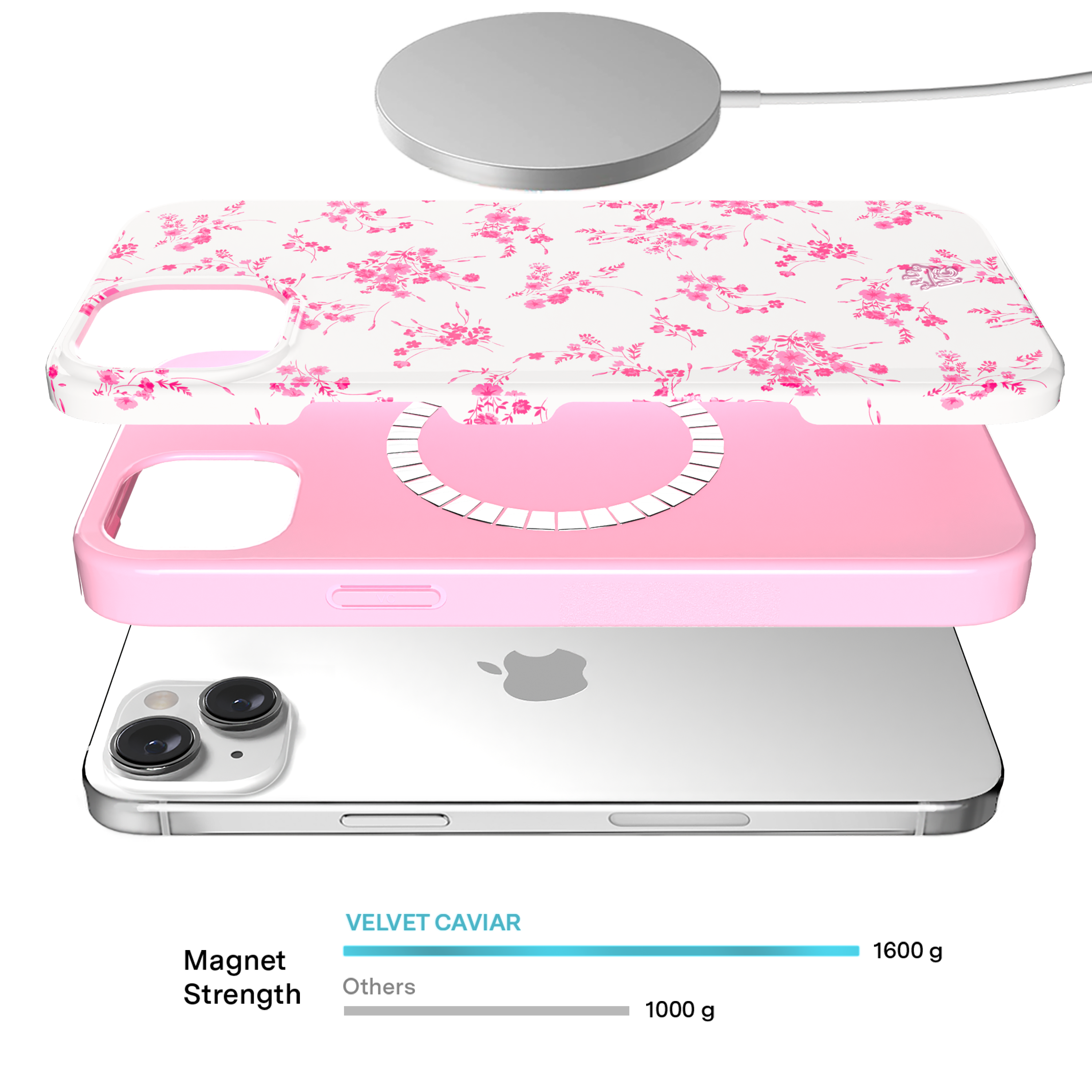 Elegant French Rose Floral iPhone Case - Slim Protective Phone Cover for iPhone 13/14/15 Pro Max - Perfect Gift for Women, Girls, Bridesmaids & Romantic Occasions