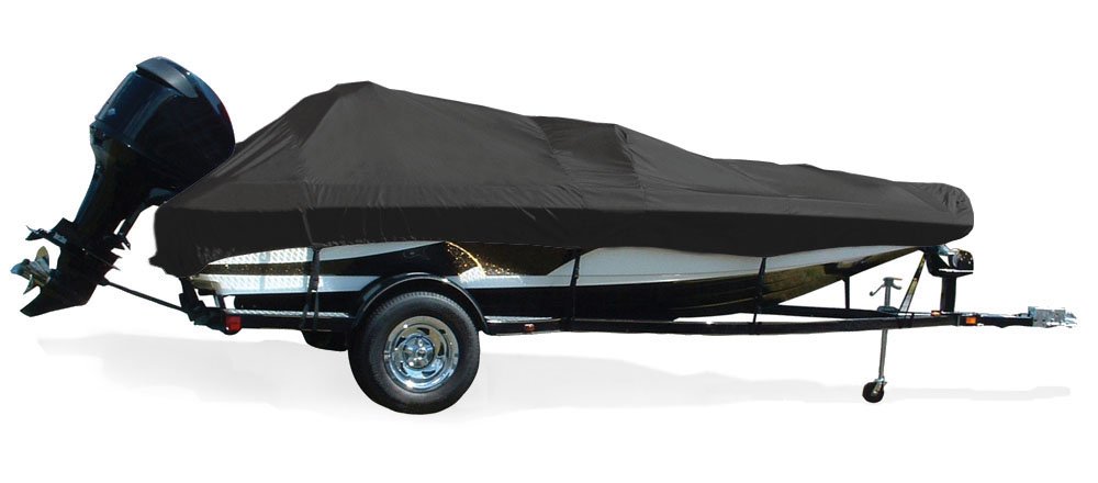 Taylor Made Products Trailerite Fish & Ski Boat Cover for Outboard Motors - Durable Waterproof Protection for Fishing & Water Sports Boats