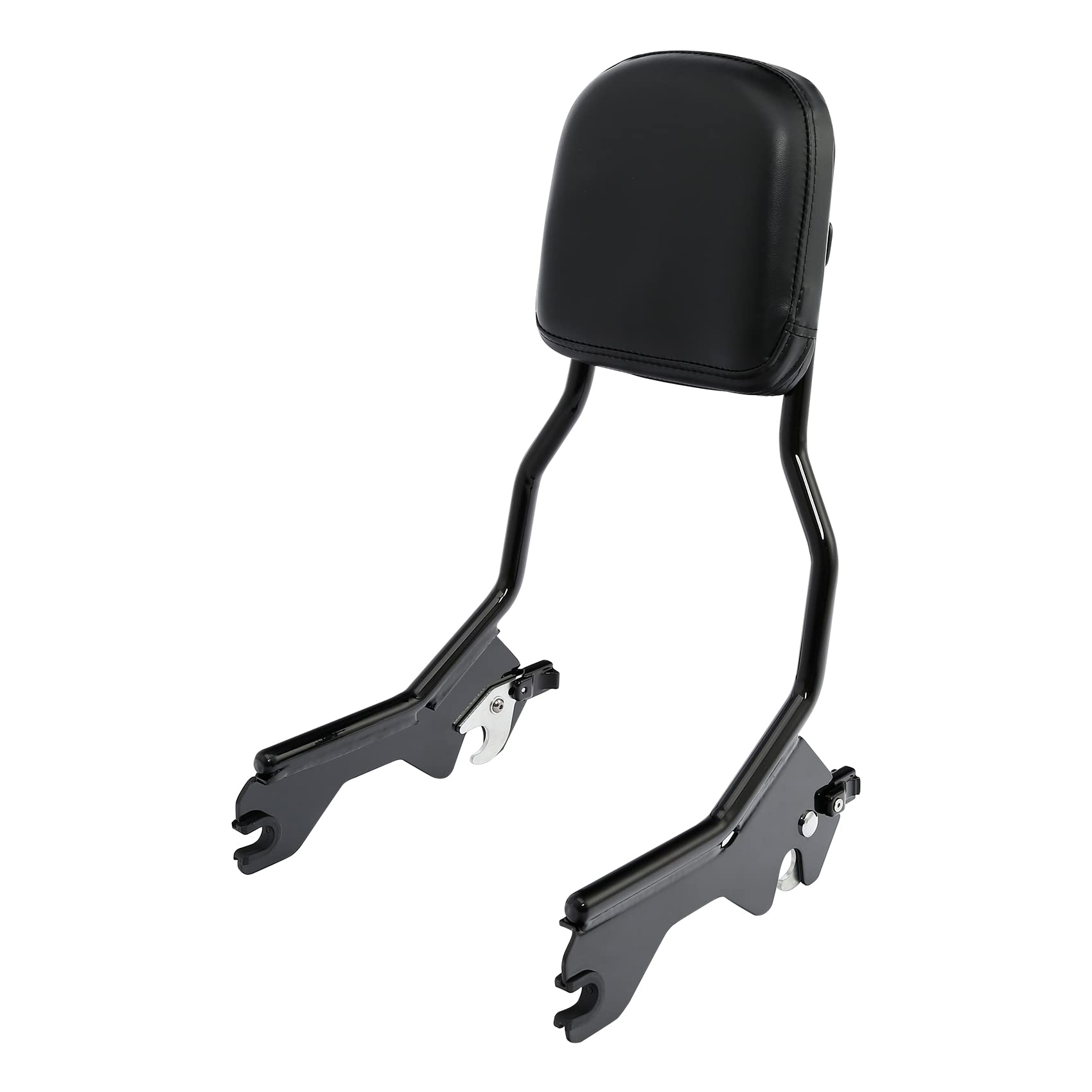 TCT-MOTORPARTS Upright Sissy Bar Backrest for Harley Sport Glide, Low Rider S, FXLR, FXLRS, FLSB (2018-2025) - Comfortable Rear Support for Long Rides & Passenger Safety