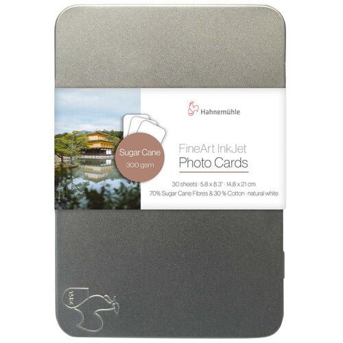 Hahnemuhle Sugar Cane FineArt InkJet Photo Paper Cards - 4x6 Inches, 30 Sheets - Premium Matte Finish for Professional Photography & Art Prints - Perfect for Greeting Cards, Invitations & Photo Gifts