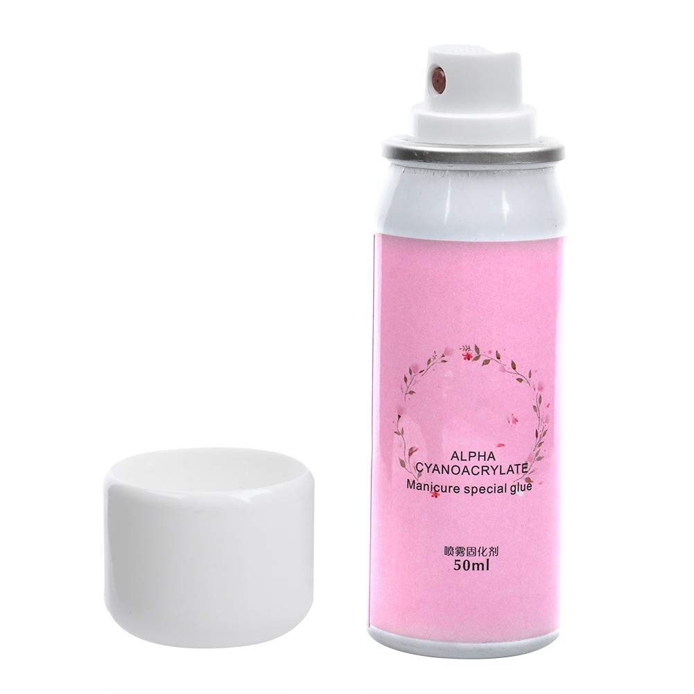 Cimenn 50ML Nail Glue Spray - Fast Curing for Rhinestones & Pearls - Perfect for Nail Art & DIY Jewelry