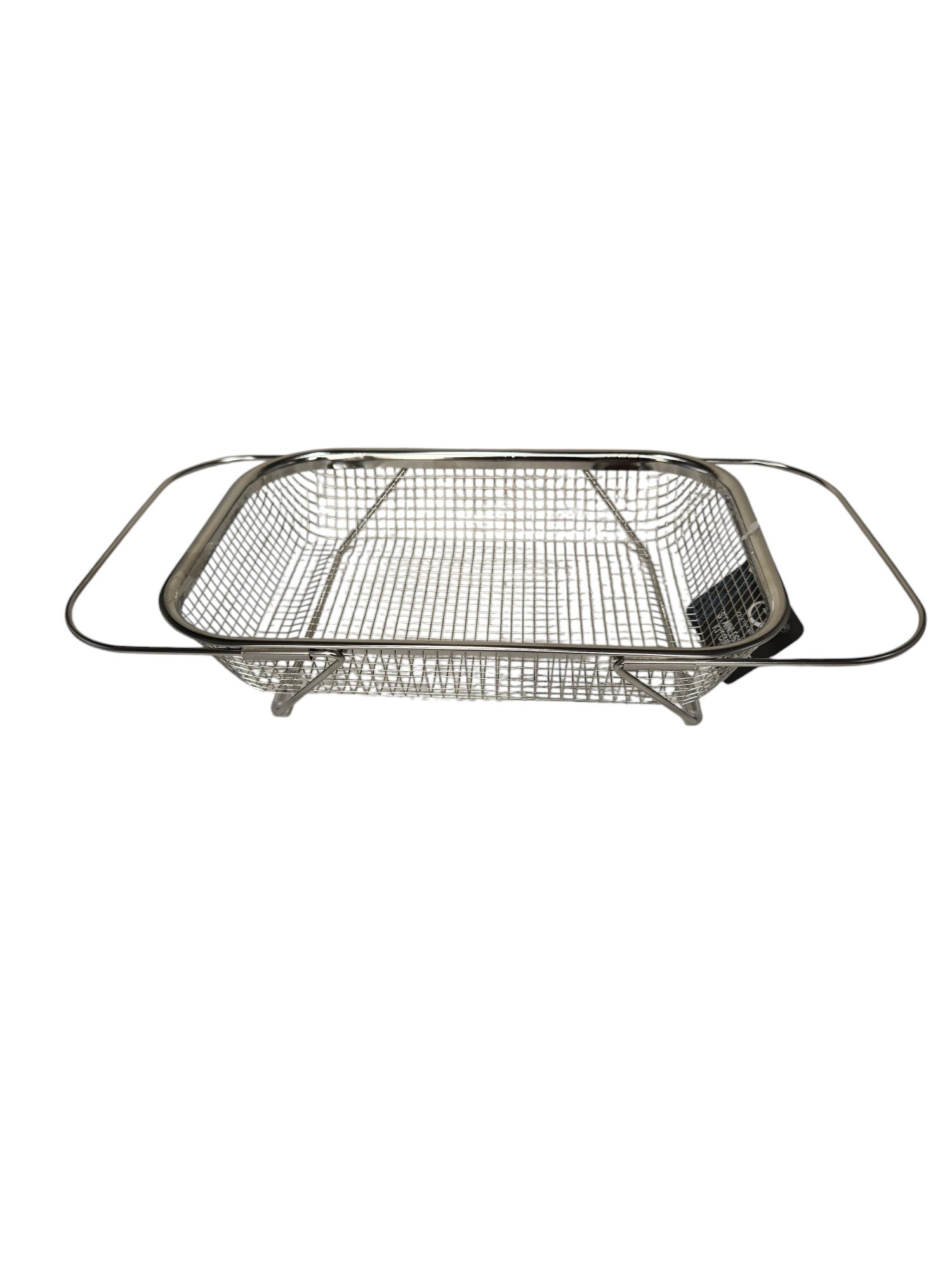 11.5x8.5x2.5 Inch Stainless Steel Strainer Basket with Handles - Perfect for Kitchen, Restaurant, and Food Processing Use