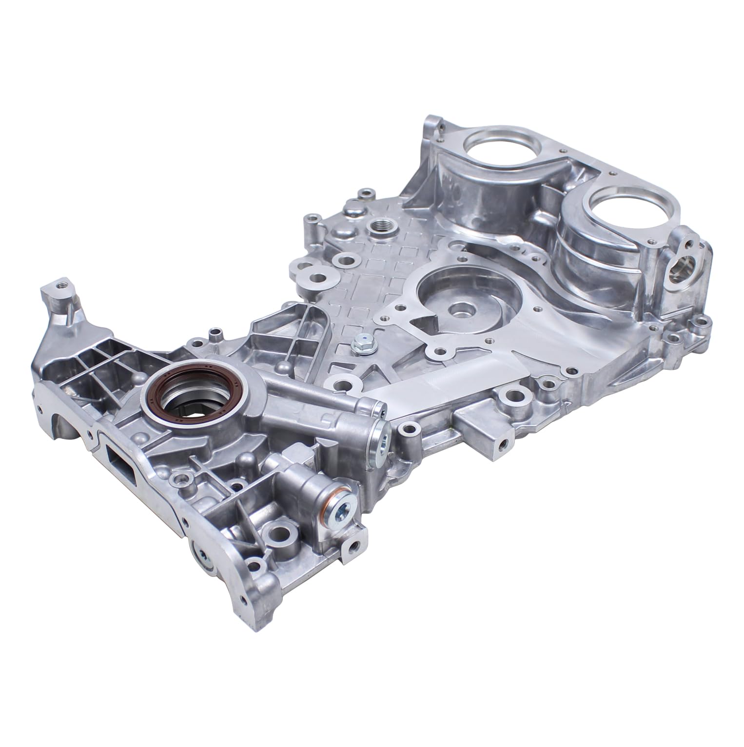 MOTOKU Front Timing Chain Cover Oil Pump Assembly with Gasket for Chevrolet Cruze 1.4L 2011-2015, Sonic 1.4L 2012-2020, Trax 1.4L 2015-2022 & Buick Encore 2013-2022 - Engine Repair Replacement Part for Smooth Performance