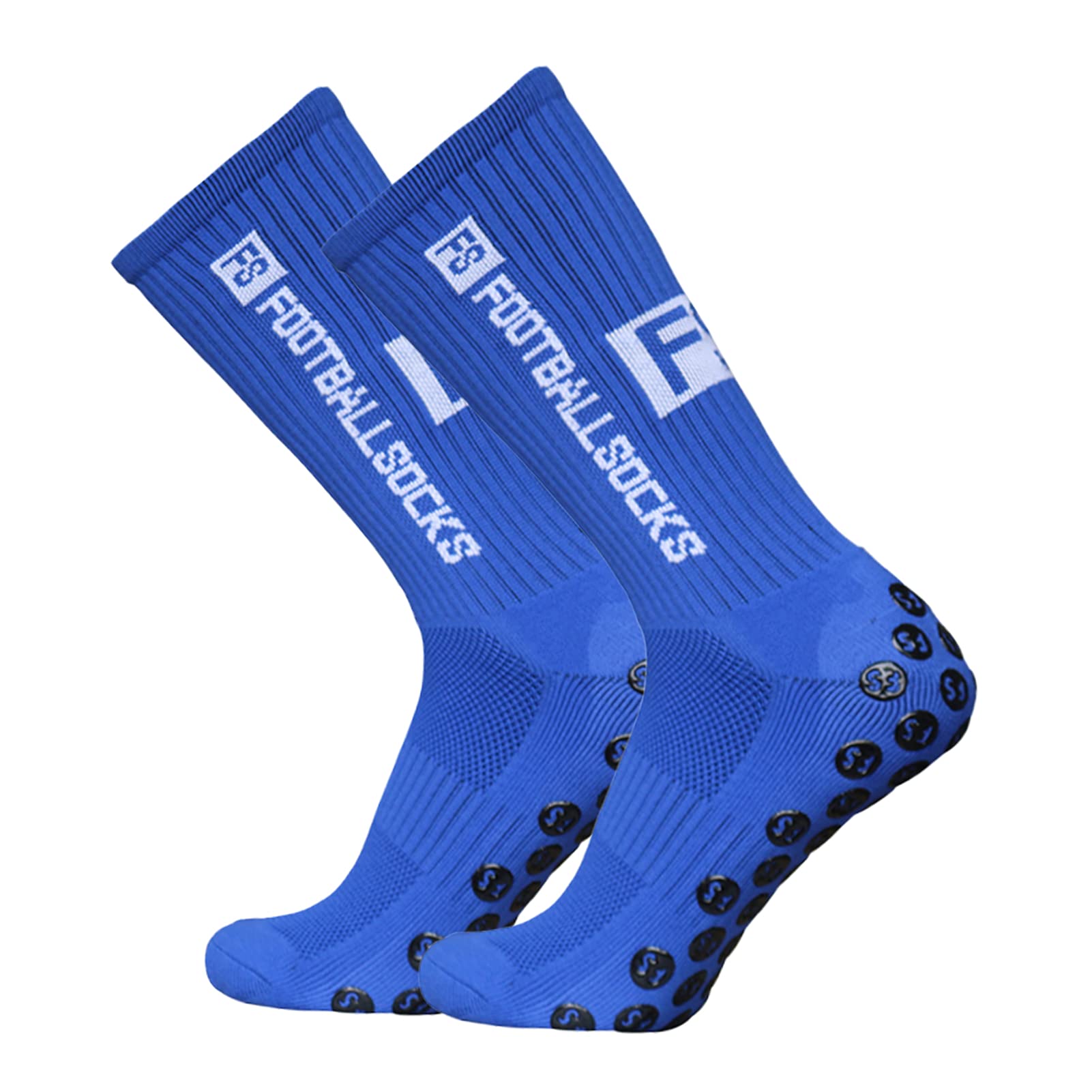 Lixada Unisex Compression Football Socks for Kids & Adults - Anti-Slip Athletic Soccer Socks with Grips for Running, Sports & Outdoor Activities - Perfect for Training, Games & Daily Wear