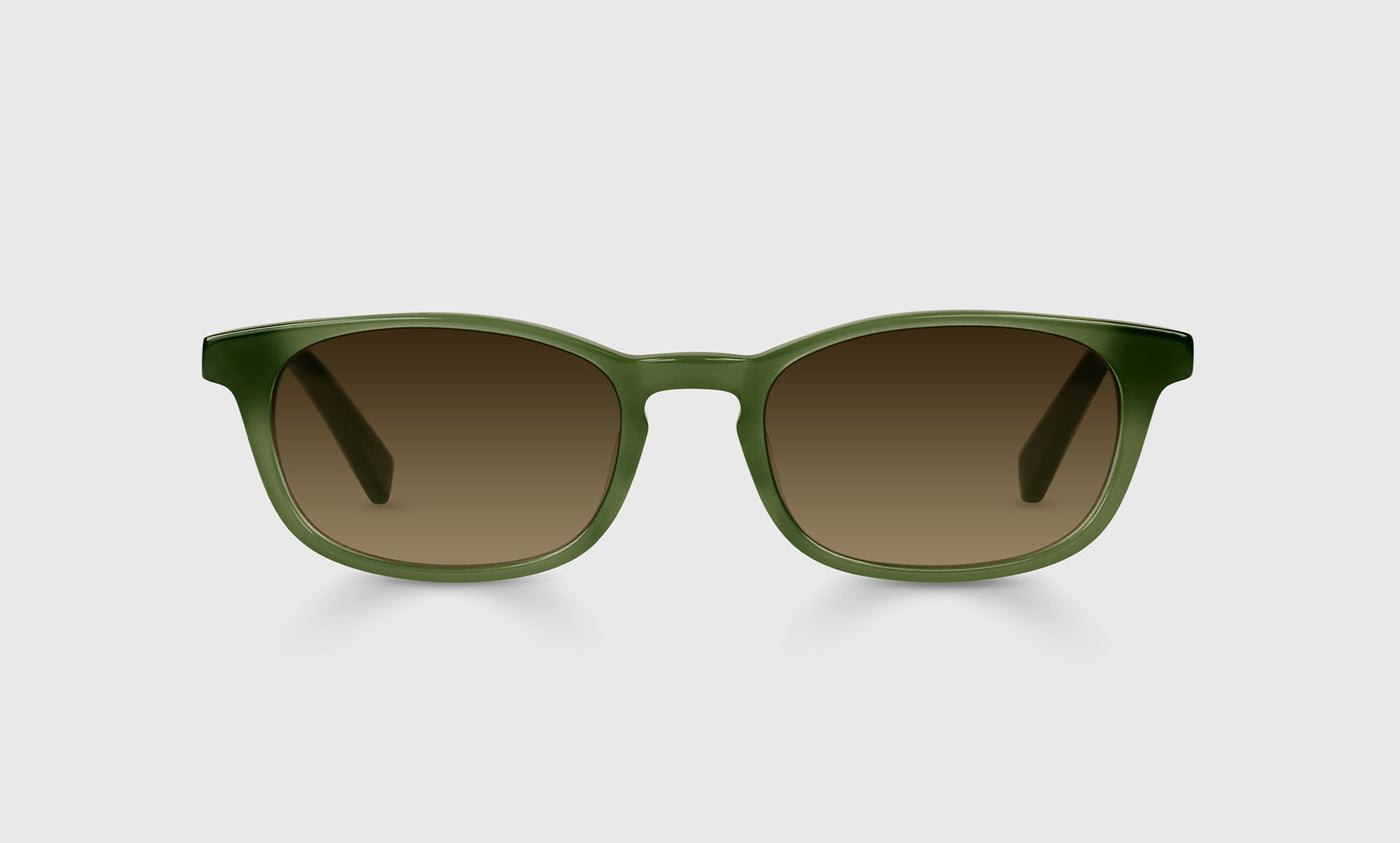 On Board Color 14 Moss Green Eyeglass Frames - Lightweight Acetate Front & Temples for Men and Women | Perfect for Reading, Work, and Everyday Wear
