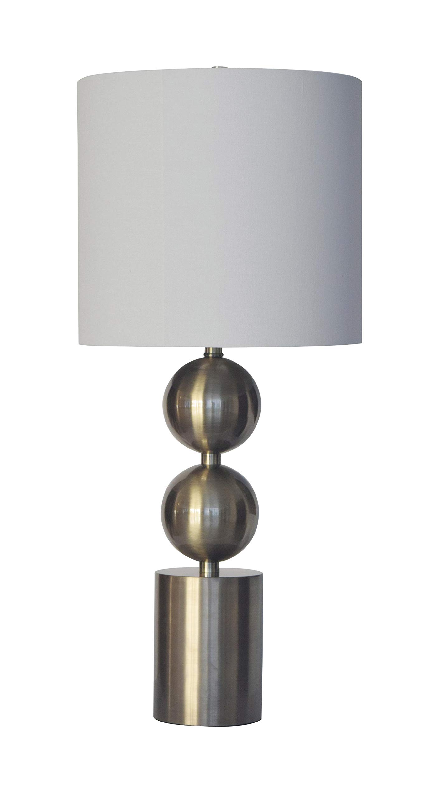Vintage Antique Brass Table Lamp with Metal Body and Base - Perfect for Living Room, Bedroom, or Office Decor