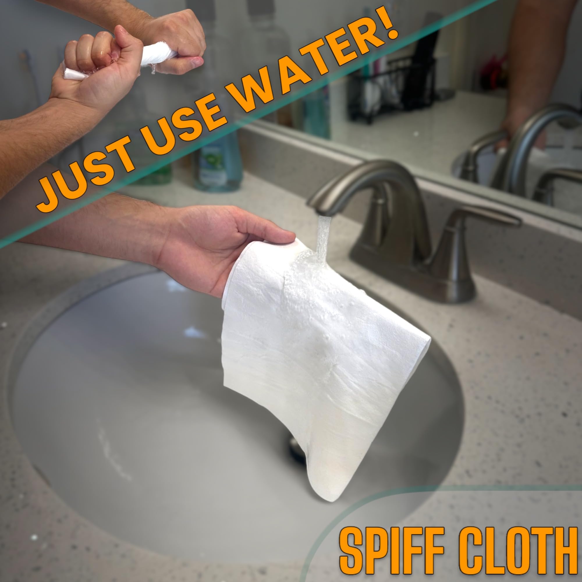 4-Pack Miracle Cleaning Towels - Streak-Free, Reusable & Washable Microfiber Cloths (16