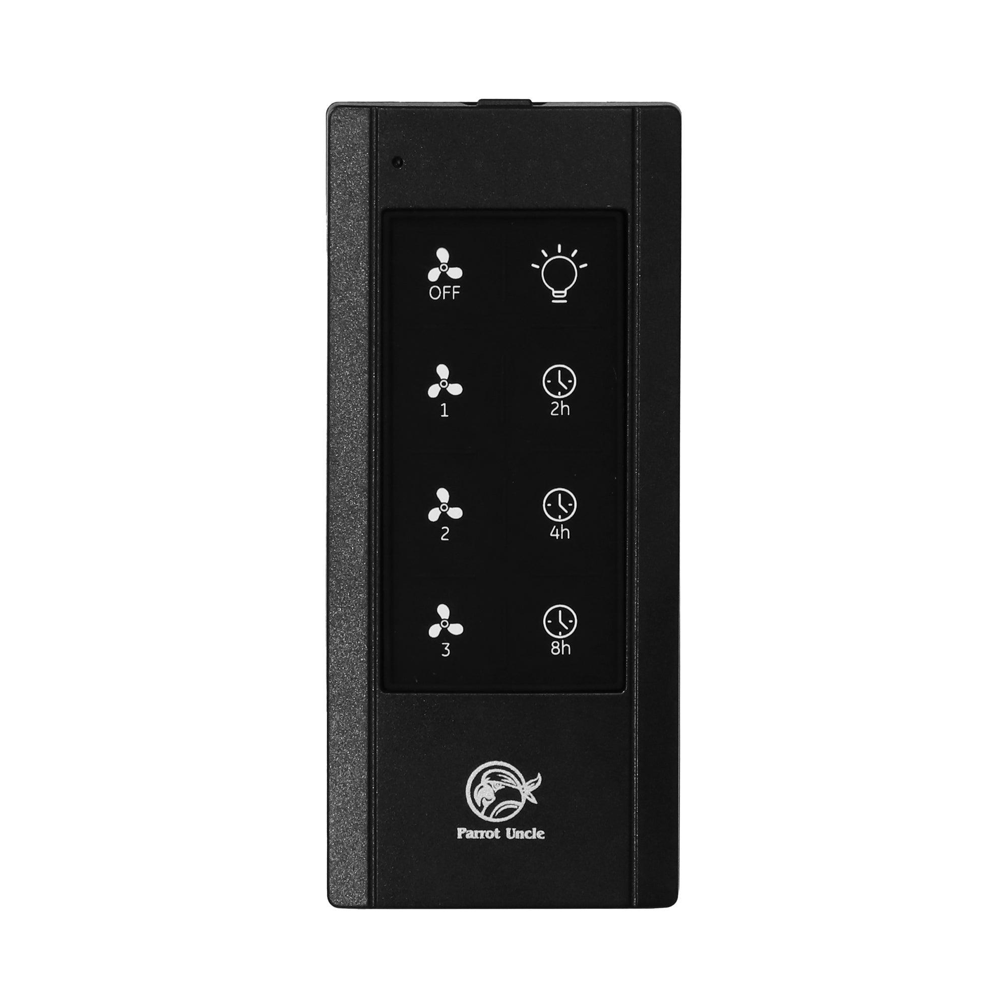 Parrot Uncle Ceiling Fan Remote Control and Receiver Kit with Wall Holder GA030 - Universal Replacement for Ceiling Fans - Perfect for Living Room, Bedroom, and Outdoor Spaces