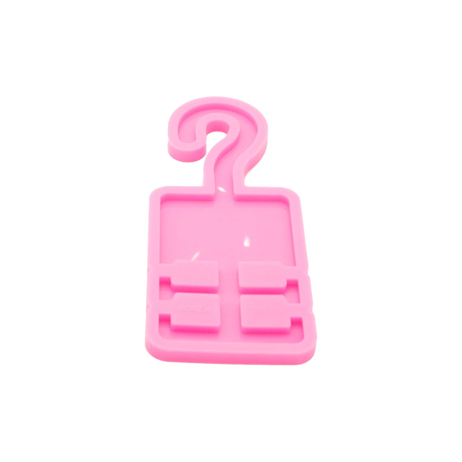 Shiny Glossy DIY Car Hanger Silicone Resin Mold - Epoxy Jewelry Making Kit for Pendants, Keychains & Crafts - Perfect for DIY Gifts, Home Decor & Car Accessories