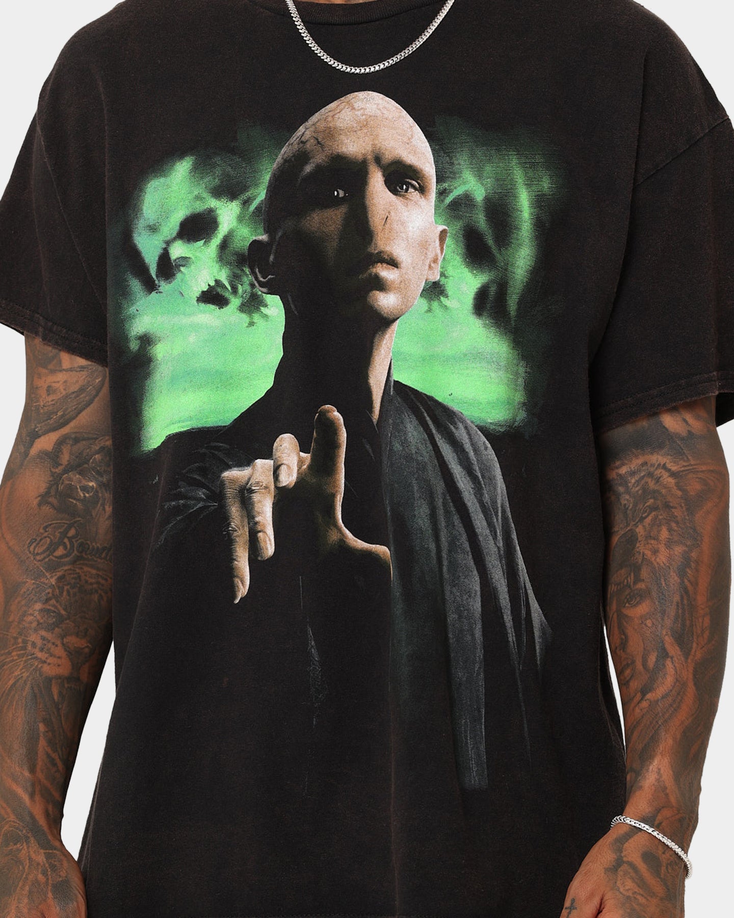Harry Potter Dark Arts Vintage T-Shirt - Black Wash - American Thrift - Perfect for Cosplay, Halloween & Potterhead Fashion