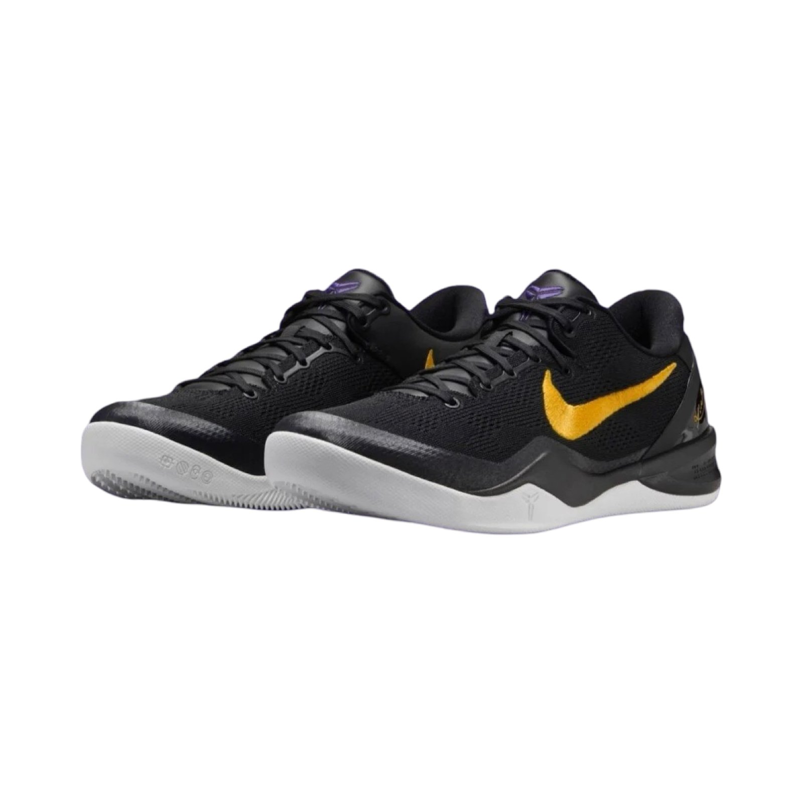 Nike Kobe VIII Protro Basketball Shoes - Black, University Gold & White for Men | High-Performance Court Sneakers for Basketball & Casual Wear