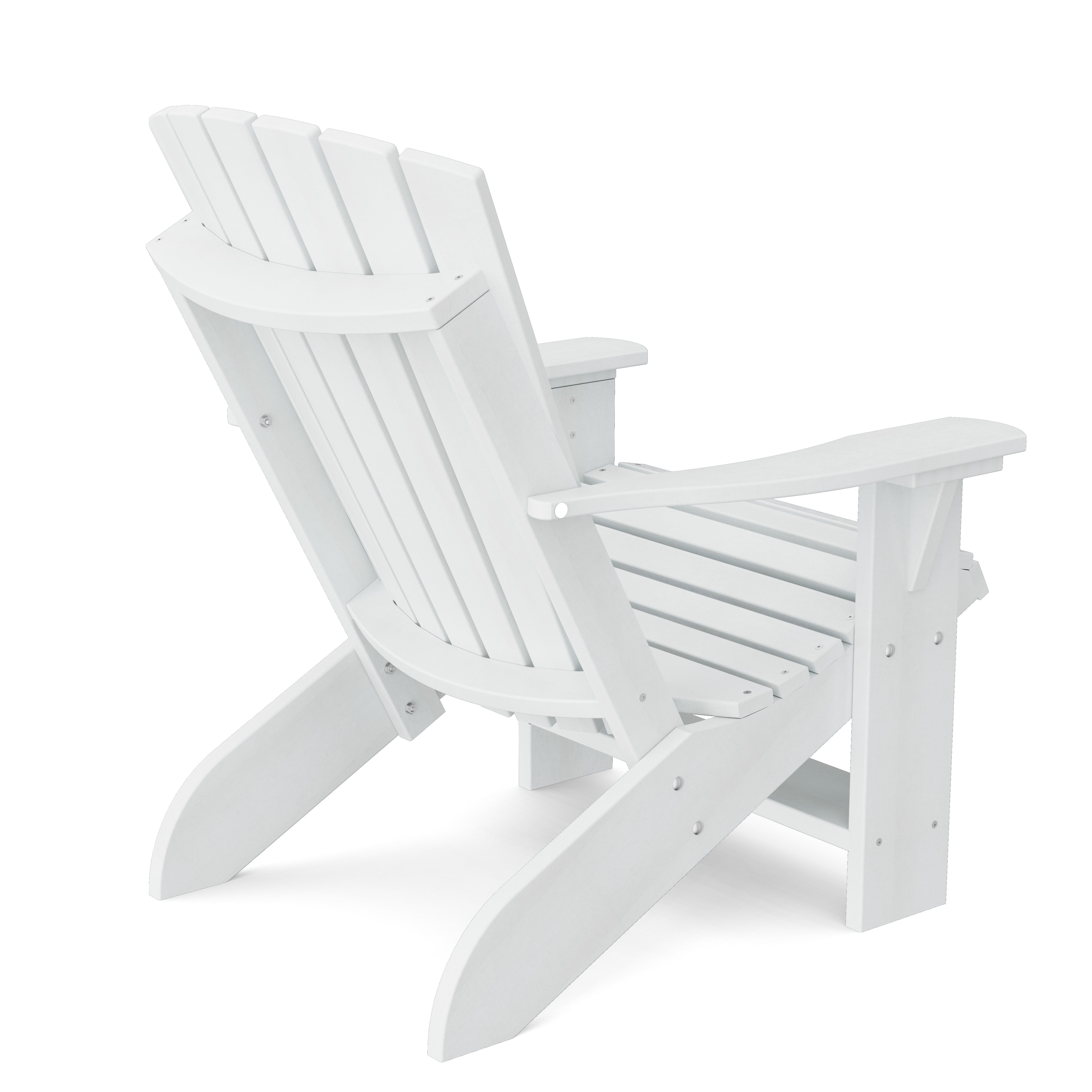 Premium Heritage Adirondack Chair - Solid Wood Outdoor Patio Furniture for Garden, Deck, Poolside & Backyard Relaxation