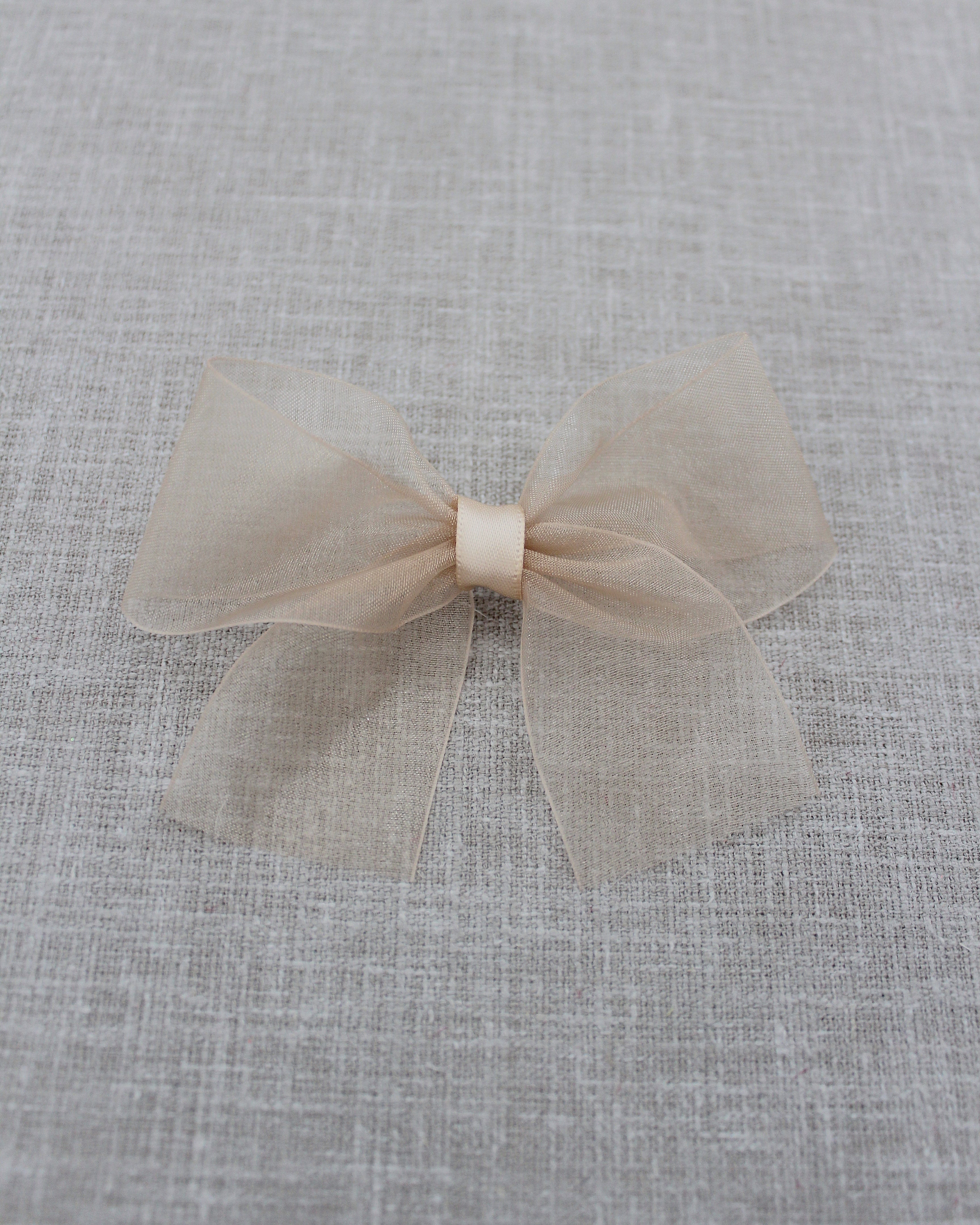 Elegant Sheer Organza Bow Hair Clips for Women - Perfect for Weddings, Parties & Everyday Style - Hair Accessories for Girls & Ladies