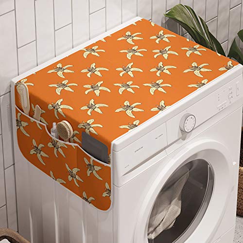 Dark Orange and Cream