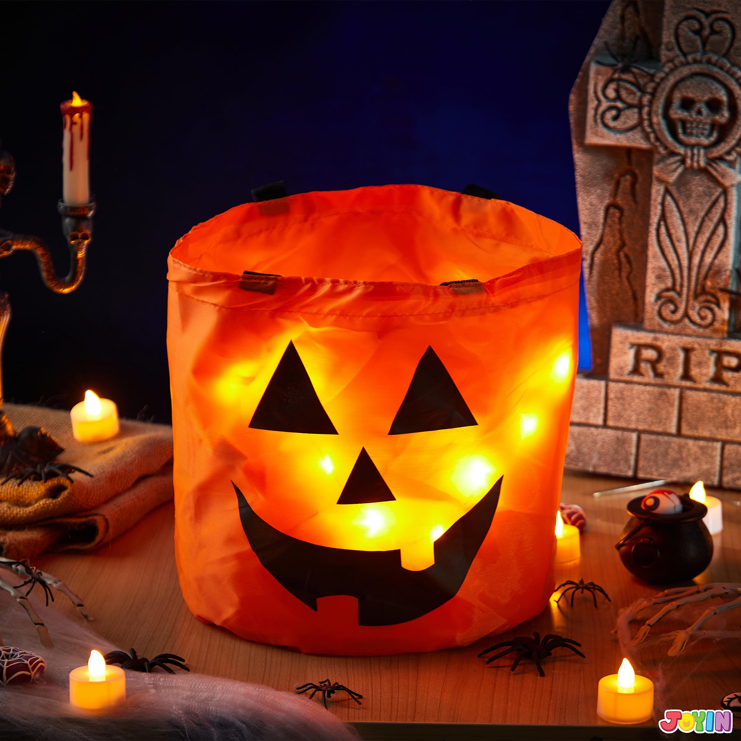 JOYIN 2 Pack Halloween Trick or Treat Bags - 10