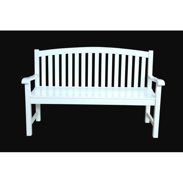 Hamilton 3-Seater Wooden Bench for Living Room, Patio & Entryway – Solid Hardwood Indoor Outdoor Furniture with Comfortable Cushion (Optional)
