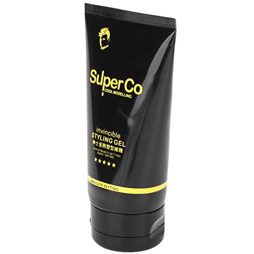 ENZZ Styling Gel for Men - Natural Strong Hold Hair Gel, No Irritation, Safe Ingredients - Perfect for Salon Styling, Party Hairstyles & Everyday Use