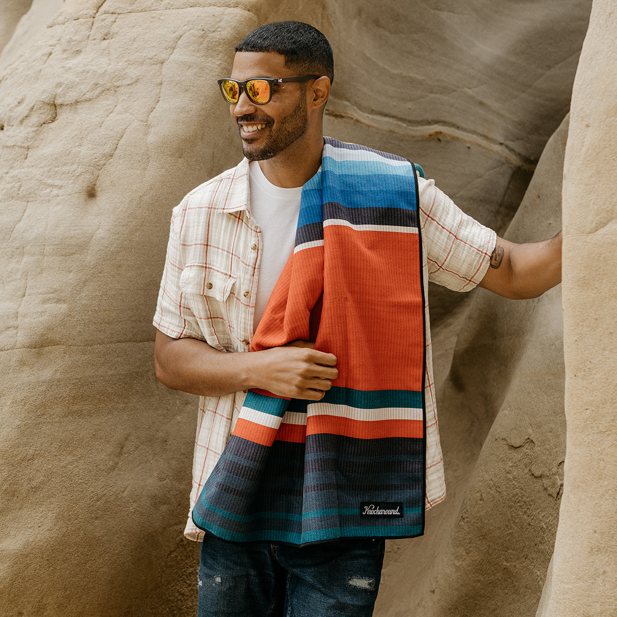 Adventure Towel Sarape - Lightweight, Quick-Dry & Versatile Travel Blanket for Camping, Beach, Picnics & Outdoor Activities