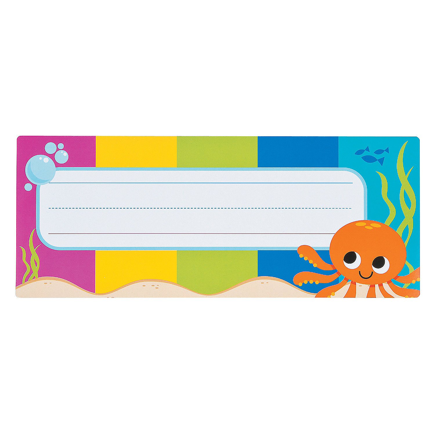 Under The Sea Desk Plates - 10