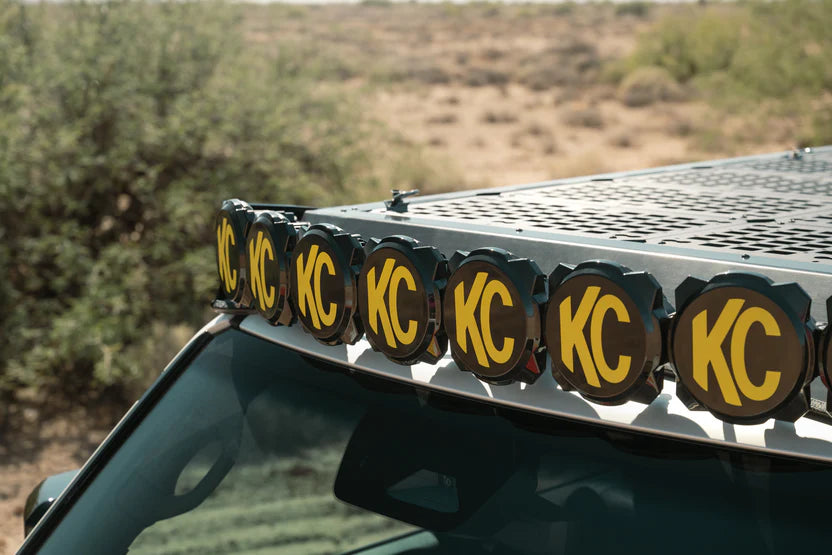 Rago Fabrication Roof Rack with KC HiLites Round Light Mount Compatible with 2024+ Toyota Land Cruiser 250 & Lexus GX 550 - Off-Road Adventure & Overlanding Accessories
