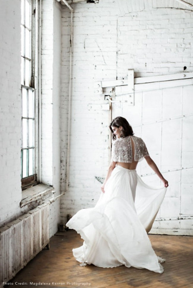 Catherine Deane Anika Skirt - Elegant Flowy Midi Skirt for Women | Perfect for Weddings, Parties & Special Occasions