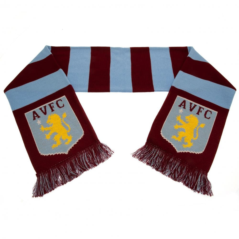Aston Villa FC Football Scarf - Official Team Colors, Premium Knit Material - Perfect for Match Days, Gifts & Fan Support