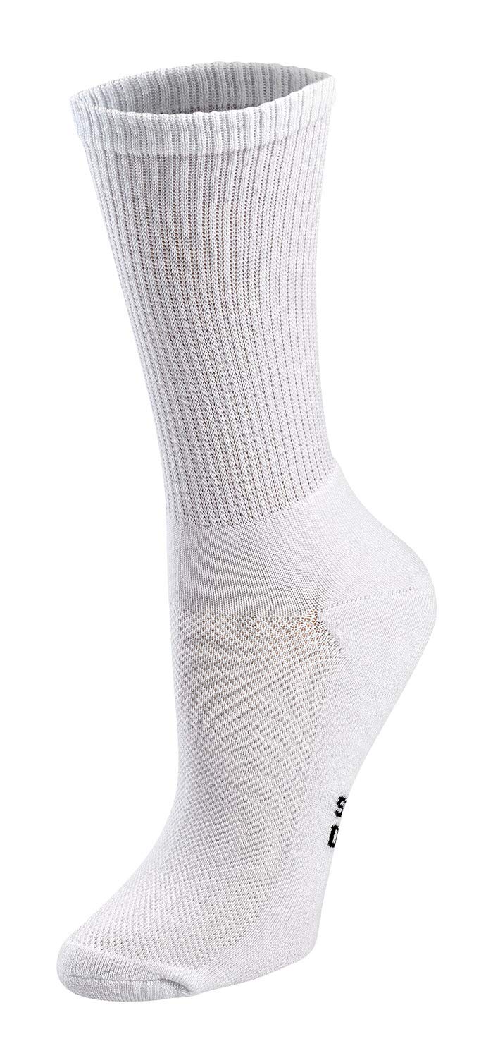 Men's Crew Socks - Breathable Moisture Wicking & Odor Control Athletic Socks for Running, Hiking & Everyday Wear - 6 Pack Cotton Blend Comfort Socks for Men