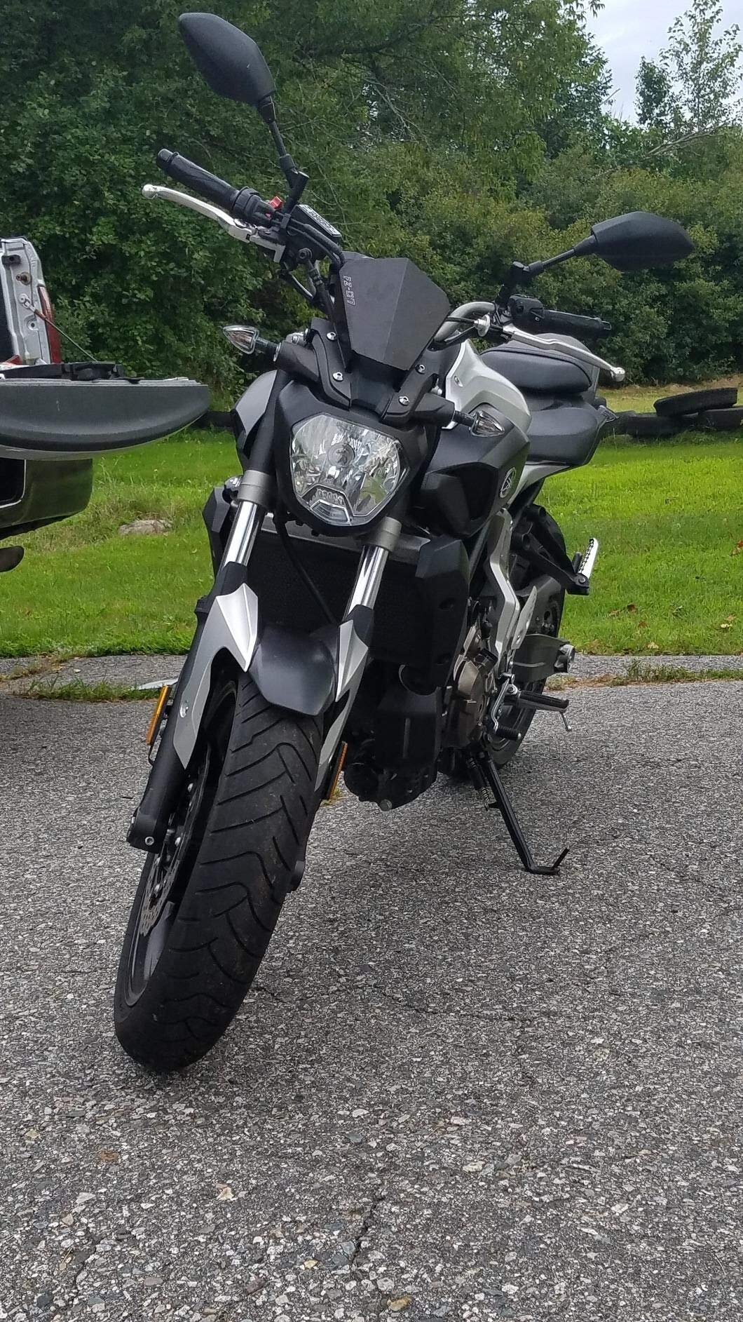 YAMAHA FZ-07 FZ07 Radiator Grille Grill Guard (2013-2018) - Heavy Duty Motorcycle Protection for Off-Road & Street Riding