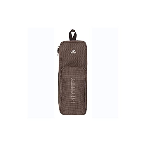 Ritter Session 7 Flute and Piccolo Case - Premium Brown Leather Cover for Woodwind Instruments - Perfect for Music Students, Performers & Travel Protection