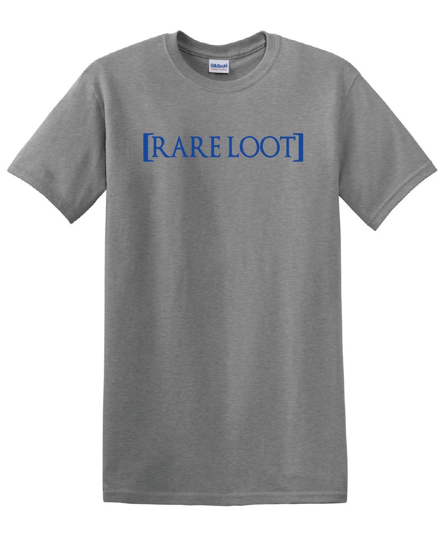 STUFF WITH ATTITUDE - GEEK CHIC Rare LOOT Sport Gray T-Shirt for Men | Trendy Graphic Tee for Gaming & Pop Culture Fans | Perfect for Casual Wear, Conventions & Everyday Outfits