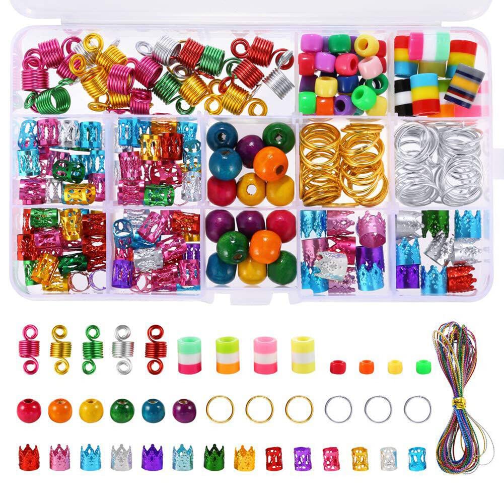 Stylish Dreadlock Jewelry for Women - Braid Clips, Beads, Hair Cuffs & Rings - Dreadlock Accessories for Hair Braiding & Decoration - Perfect for Festivals, Parties & Everyday Wear