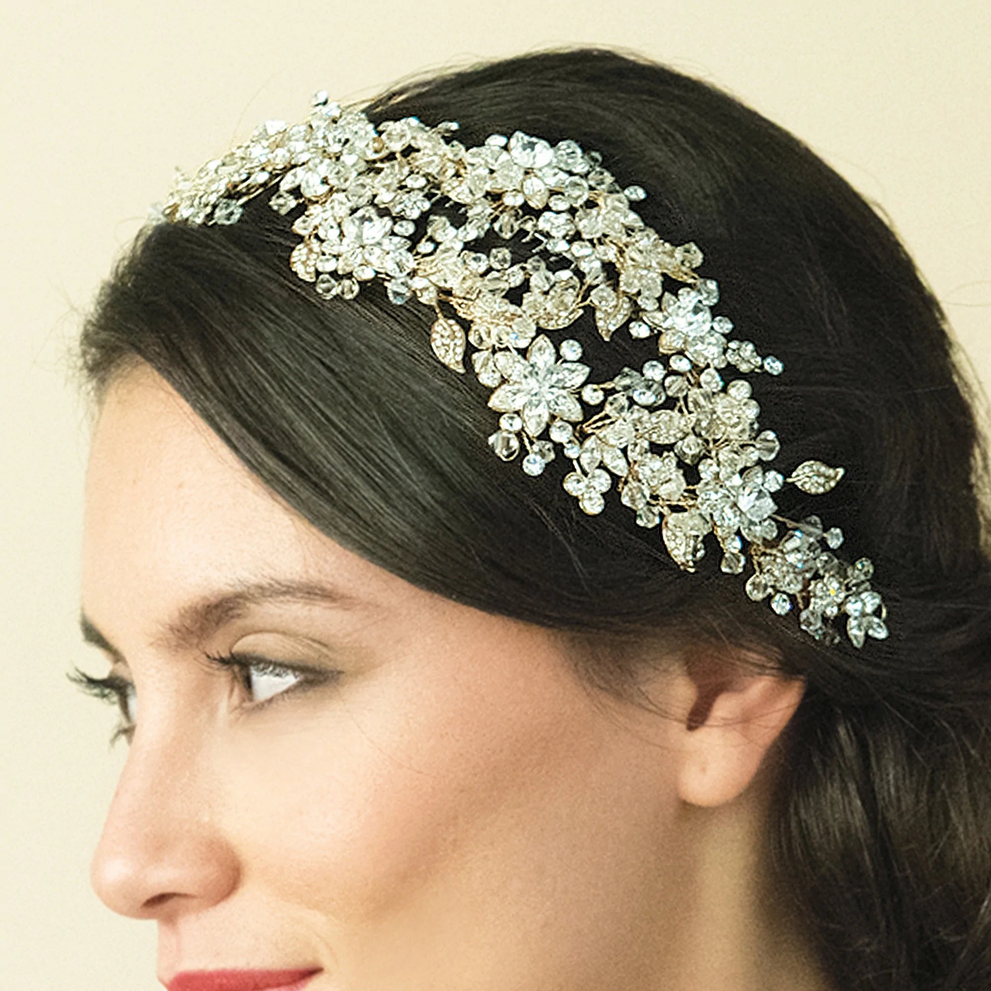 Gold Crystal Bridal Hair Comb - Elegant Wedding Hair Accessory for Brides, Bridesmaids & Prom | Perfect for Weddings, Formal Events & Special Occasions
