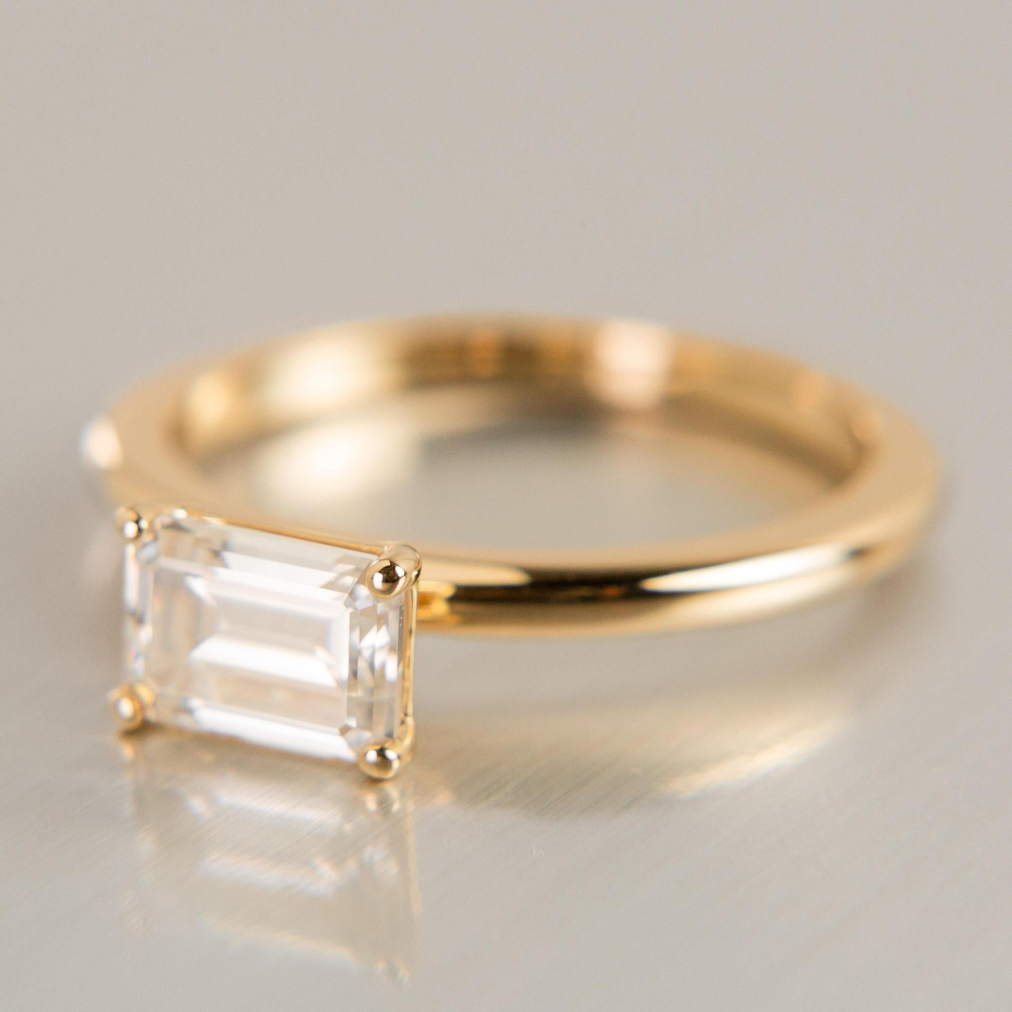 Classic Diamond Cypress Ring for Women - Elegant 14K Gold Wedding Band, Anniversary Gift & Everyday Jewelry - Perfect for Engagements, Parties & Special Occasions