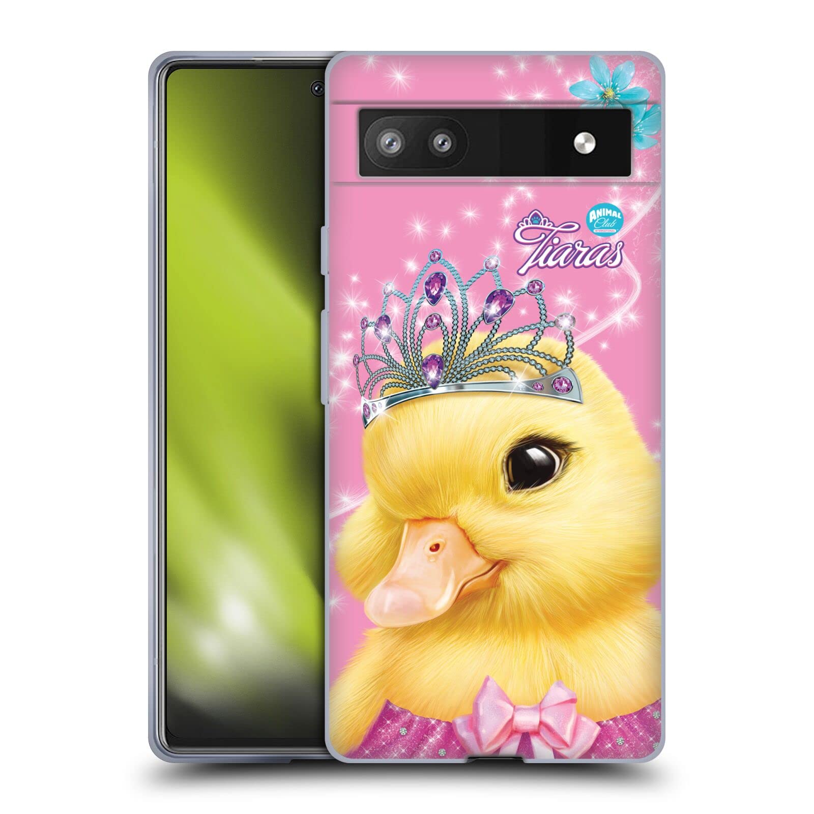 Official Duck Royal Case for Google Pixel 6a - Soft Gel Animal Design for Daily Protection