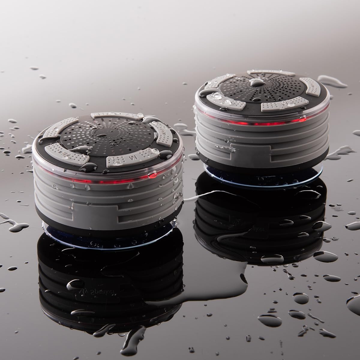 Premium Surround Sound Shower System (2-Pack) - Wireless Bluetooth Speaker for Bathroom, Pool & Outdoor Use - Waterproof Showerhead with HD Audio for Ultimate Relaxation