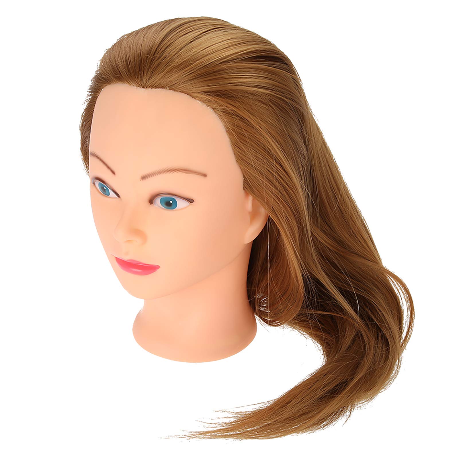 Professional Hair Practice Mannequin Head - Ergonomic Design for Styling, Cutting & Coloring - Perfect for Home Salon, Barber Training & DIY Hairstyling