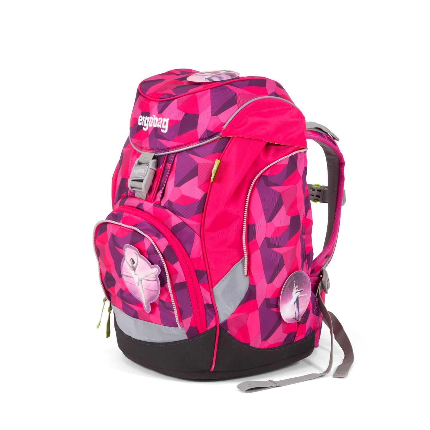 Ergobag School Backpack 6-Piece Set with PrimBear Ballerina Design - Durable & Lightweight for Kids, Perfect for School, Travel & Daily Use