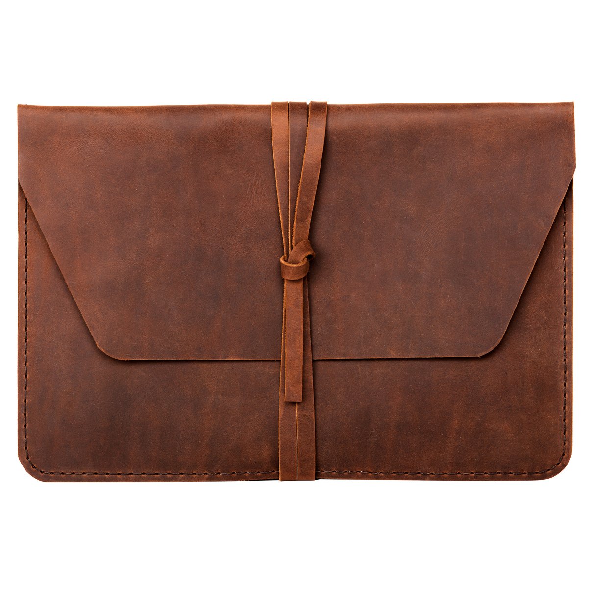 Premium Top-Grain Leather Case for iPad Pro 13 (2024/2022), iPad Air 13 & iPad Pro 12.9 M1/M2 - Handmade Protective Sleeve with Apple Pencil Holder | Durable Fair-Trade Leather Cover for Work, Travel & Business Meetings