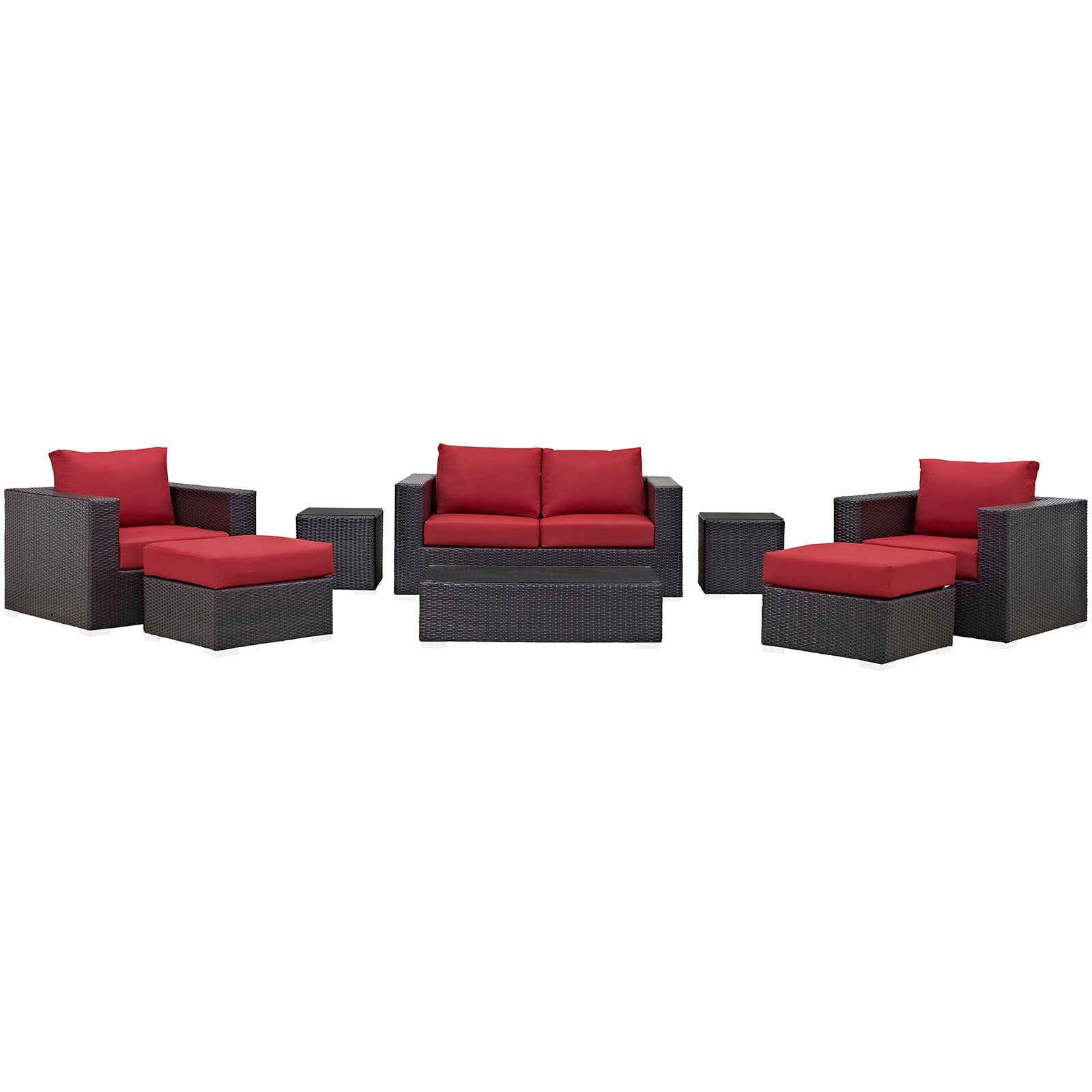 8-Piece Outdoor Patio Sofa Set - Durable Wicker Furniture with Cushions for Garden, Backyard, Poolside & Patio Relaxation