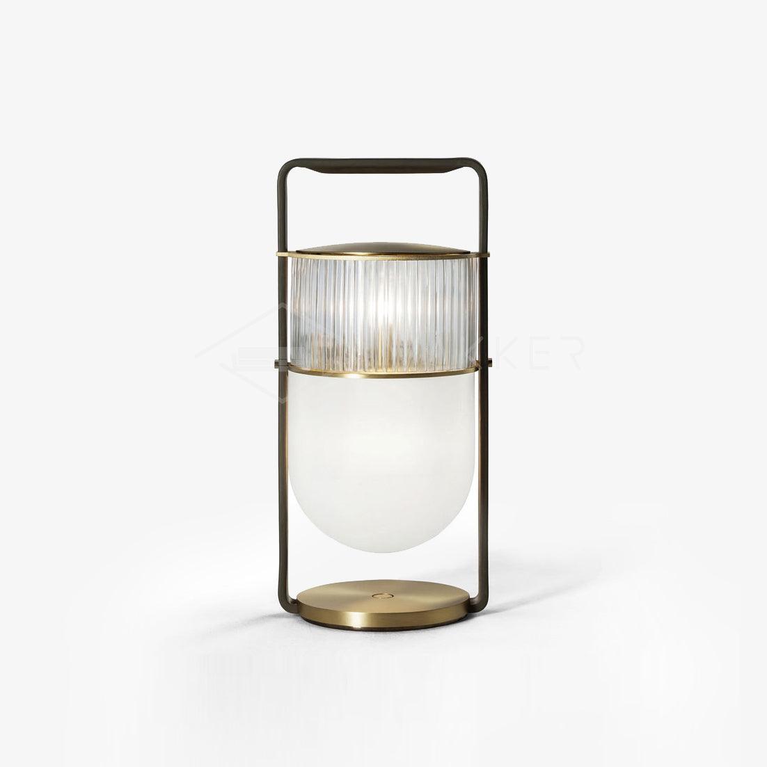 Modern Xi Table Lamp - Stylish LED Nightstand Light for Bedroom, Living Room & Office - Perfect for Reading, Relaxing & Decor